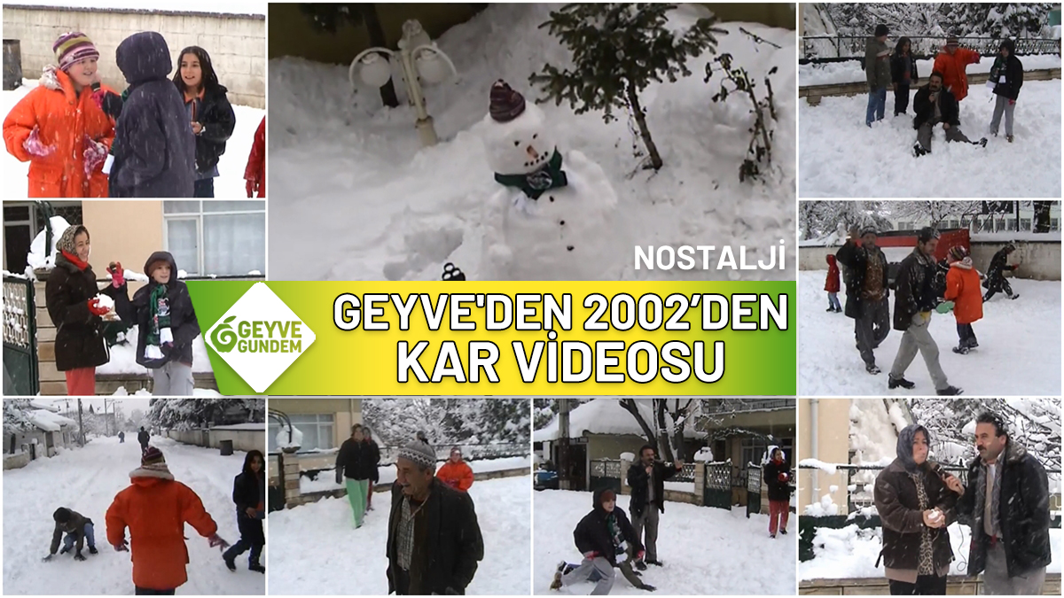 Geyve'de 2002'den Nostaljik Bir Kar Videosu