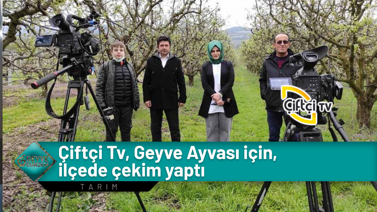 Çiftçi Tv, Geyve Ayvası için ilçede çekim yaptı